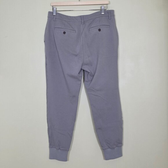 PAIGE Elmwood Jogger Pants Mens 34 Shark Fin Grey Pockets Stretch Transcend Knit - Picture 2 of 16